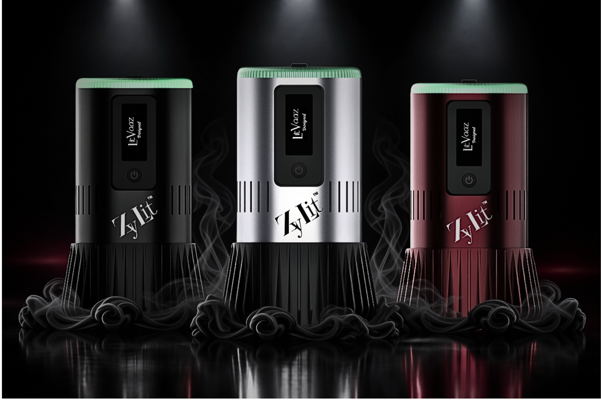 ZYLIT E-HMD — removes the need to light, handle, rotate, and replace charcoal during your session.